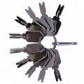 Jeenda Forklift Ignition Key 166 Compatible With Generic Clark Yale Hyster Komatsu Gradall Gehl Crown Cat Daewoo 186304 6t-2663