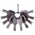 Jeenda Forklift Ignition Key 166 Compatible With Generic Clark Yale Hyster Komatsu Gradall Gehl Crown Cat Daewoo 186304 6t-2663