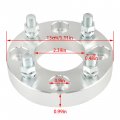 Labwork 4pcs Golf Cart Wheel Spacers 1 Inch 401 6mm Hub Bore 62mm Thread Size 1 2x20 Silver Replacement For Carts And Atvs