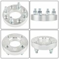 Labwork 4pcs Golf Cart Wheel Spacers 1 Inch 401 6mm Hub Bore 62mm Thread Size 1 2x20 Silver Replacement For Carts And Atvs