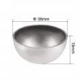 Uxcell 38mm 1 5 Dia Decorative Hollow Half Cap Ball 304 Stainless Steel For Staircase Handrail Post 2pcs