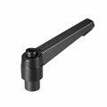M8 Handle Adjustable Clamping Lever Thread Push Button Ratchet Female Threaded Stud 