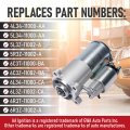 Replacement Starter Motor Compatible With Ford Lincoln Vehicles Expedition F-150 F- 250 F-350 F-450 Super Duty F53 Navigator
