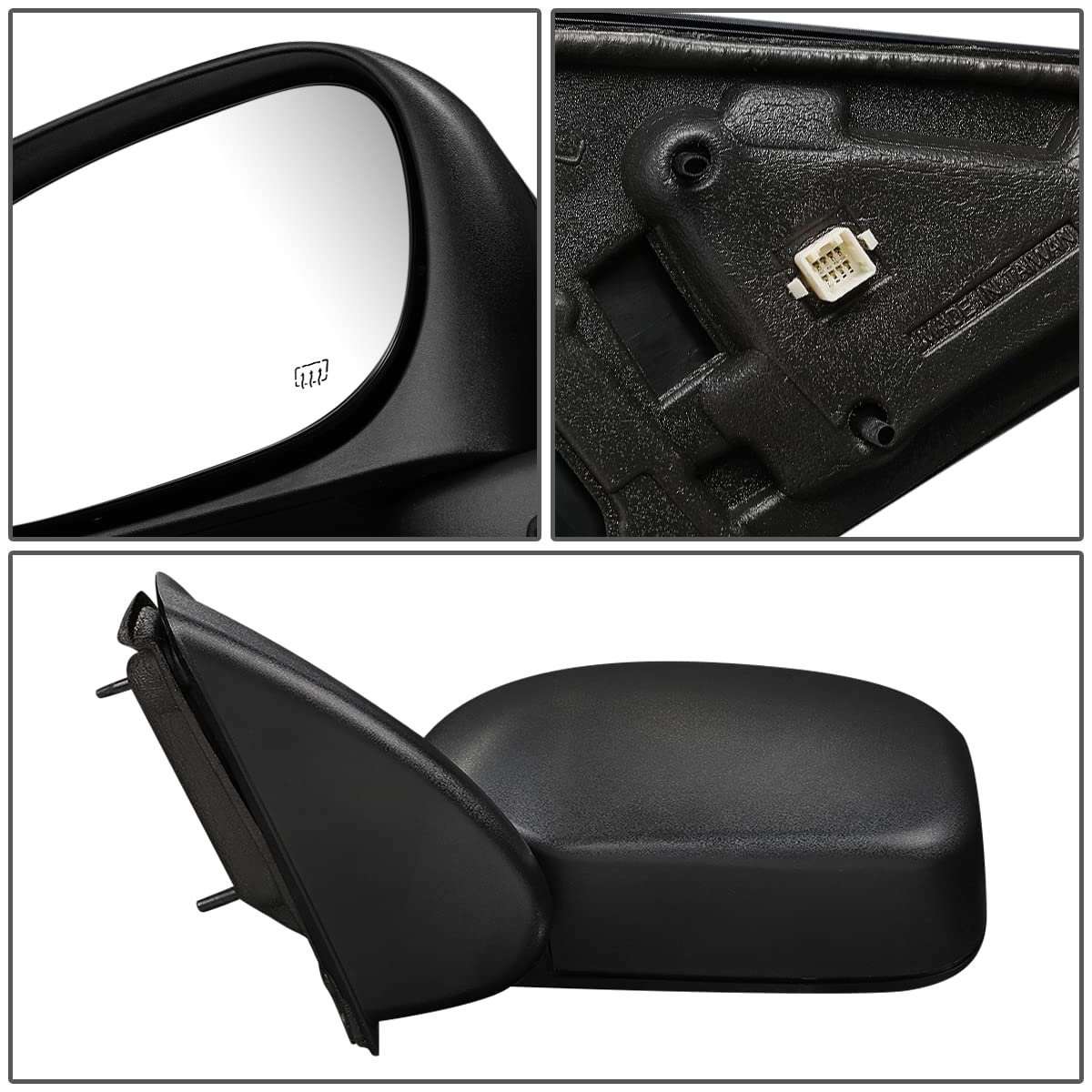 Ch1320215 Factory Style Driver Left Side Mirror Manual Folding Power Adjust Heated Glass For Dodge Ram 1500 2500 3500 Pickup