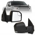 Mitzone F150 Passenger Side Mirror Compatible With 2015-2020 Ford F-150 Blind Spot Glass Power Turn Signal Light Heated 6-pin