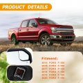 Mitzone F150 Passenger Side Mirror Compatible With 2015-2020 Ford F-150 Blind Spot Glass Power Turn Signal Light Heated 6-pin