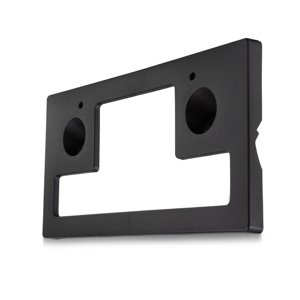 Front License Plate Bracket For 2004 Nissan Pathfinder Armada Replacement Ni1068148 And 962107s000 Black Plastic Standard Style
