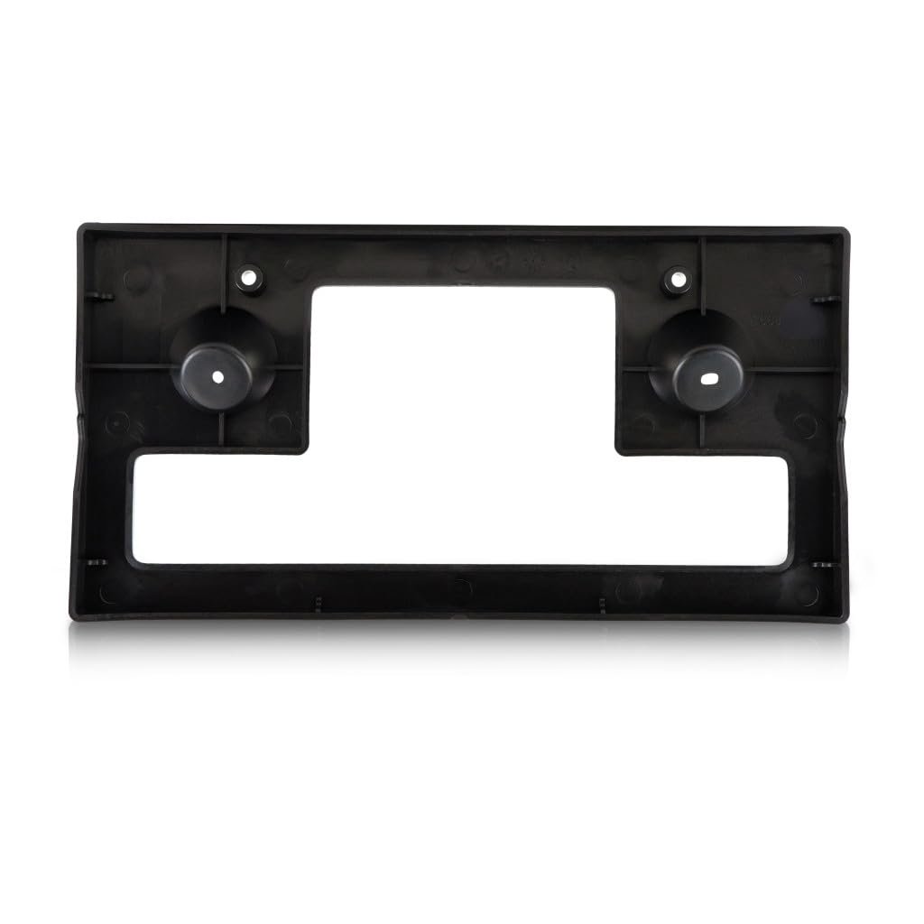 Front License Plate Bracket For 2004 Nissan Pathfinder Armada Replacement Ni1068148 And 962107s000 Black Plastic Standard Style