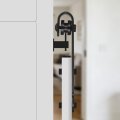 2pcs Sliding Barn Door Hardware Hanger Mini For Tv Stands Wardrobe Small Cabinets 118x45mm 