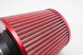 Autobahn88 Stainless Mesh High Flow Air Intake Pod Filter 3inch 76mm Inlet Red