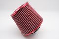 Autobahn88 Stainless Mesh High Flow Air Intake Pod Filter 3inch 76mm Inlet Red 