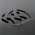 G-plus Silicone Radiator Coolant Hose Kit Clamps Compatible With Honda Cr250r Cr250 Rz-stroke Black