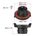 2pcs H13 Led Adapter Base Bulb Sockets Retainer Holder Universal For Car Black