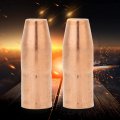 2pcs 169-724 Mig Welding Nozzles 1 2 Recessed Tip Fit For Miller M25 M40 Hobart Gun