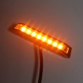Httmt- Black Led Classic Mirror Block Off Base Plate Compatible With 13-18 Ninja Zx-6r 13-20 250 P N Mt222-017a-bk-nologo