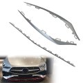Front Bumper Cover Molding Trim 3pcs Chrome Electroplated For Mercedes Benz W117 Cla180 Cla200 Cla250 2016 2017 2018 2019 