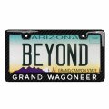 Ipick Image Made For Jeep Grand Wagoneer Black Real 3k Carbon Fiber Finish Abs Plastic License Plate Frame