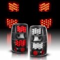 Amerilite Black Led Replacement Brake Tail Lights Set For Chevy Tahoe Suburban Gmc Yukon Passenger And Driver Side
