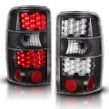 Amerilite Black Led Replacement Brake Tail Lights Set For Chevy Tahoe Suburban Gmc Yukon Passenger And Driver Side