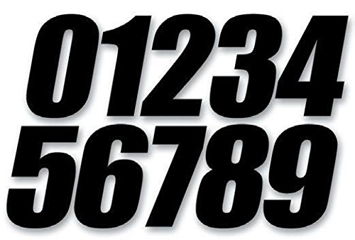 Dcor Individual Numbers 6in No 8 Black 45-26-8