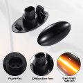 X Autohaux 1 Pair Side Marker Turn Signal Light No 36410-63j02 36410-84m00 For Suzuki Alto Gf 2009-2013 Celerio 2014-2020 Black