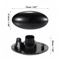 X Autohaux 1 Pair Side Marker Turn Signal Light No 36410-63j02 36410-84m00 For Suzuki Alto Gf 2009-2013 Celerio 2014-2020 Black