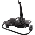 Hood Latch For Mazda Cx 5 2013 2014 2015 2016 Steel Black With Alarm System Kd5356620c Ma1234123 