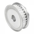 Uxcell Aluminum 30 Teeth 12 7mm Bore 5 08mm Timing Belt Pulley For 10mm