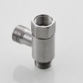 Angle Stop Add-a-tee Valve 3 8 Biveah Stainless Steel Water Line Splitter Fitting For Toilet Bidet Brushed Nickel Kts003na