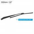 X Autohaux Rear Windshield Wiper Blade Arm Set 550mm 22 Inch For Honda Crosstour 2010 2011 2012 2013 2014 2015 2016