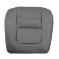 Passenger Side Bottom Perforated Leather Seat Cover E Medium Flint Gray For Ford F250 F350 Lariat 2001 