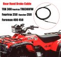 Rear Hand Brake Cable For Honda Trx500 Fourtrax Foreman 500 Trx500fe Fm 2001-2004 Repalce 43460-hp0-a00 43460-hm7-000