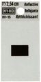 Hy-ko Prod Rv15-hyphen Reflective Symbols Pack Of 10 