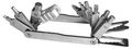 Swiss Tech St41150 Polished Ss 15-in-1 Folding Multitool With Screwdrivers Wrenches Led Flashlight Pry Bar 
