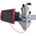 Carburetor Carb With Air Filter Replacement For Eton Viper Rxl70 Atv 2-stroke Quad Four Wheeler