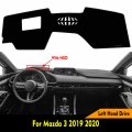 Hyzijin Car Dashboard Dash Board Cover Mat Carpet Compatible For Mazda 3 2019 2020 With Hud Left Hand Drive