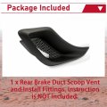 Hecasa Rh Rear Brake Duct Scoop Vent Compatible With 1997-2004 Chevrolet C5 Corvette Z06 Passenger Side Replacement For