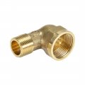 Uxcell Brass Pipe Fitting 90 Degree Forged Street Elbow G1 2 Male X G3 4 Female 3pcs