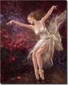 Passion Of Dance Ii By Nenad Mirkovich Ballet Ceramic Accent Tile 10 X 8 