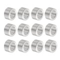 12pcs Aluminum Spacer 10 2mm Bore X 16mm Od 10mm Length Screw Bushing Plain Finish Round Metal For M10 Screws Bolts And Rods 