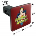 Wonder Woman 80th Classic Comic Pose Tow Trailer Hitch Cover Plug Insert