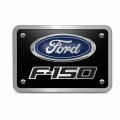 Ipick Image Made For Ford F-150 3d Logo Black 3 8 Thick Solid Billet Aluminum Tow Hitch Cover