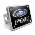 Ipick Image Made For Ford F-150 3d Logo Black 3 8 Thick Solid Billet Aluminum Tow Hitch Cover