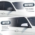 X Autohaux 1 Pair Car Rear View Driver Passenger Side Mirror Cover Cap Replacement White For Bmw F20 F22 F23 F30 F31 F32 F33