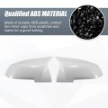X Autohaux 1 Pair Car Rear View Driver Passenger Side Mirror Cover Cap Replacement White For Bmw F20 F22 F23 F30 F31 F32 F33