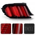 Acanii For 2015-2017 Ford Mustang W O Black Accent Package Led Sequential Tail Light Brake Lamp Replacement Driver