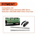 Ecotric Outer Rocker Panels Cab Corners Compatible With 1999-2007 Chevy Silverado Gmc Sierra Suburban 1500 2500 3500 4 Door
