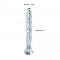Uxcell Furniture Confirmat Screw 50pcs 6 3x50mm Hex Socket Woods Zinc Plated Countersunk Self-tapping Connecting Screw