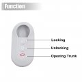 Uxcell 3 Button Car Silicone Remote Key Flip Cover Case Fob Protector Gray Replacement For Fiat 500l 500 Viaggio Ottimo Tipo