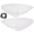 Headlight Lens Cover For Mercedes Benz Slk Class R171 2005 2011 Set Of 2 Front Lh And Rh Clear Shells Slk350 Sk200 Slk300 Slk55 